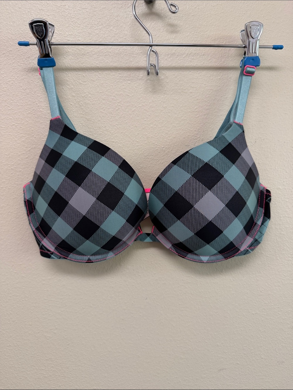 Victoria’s Secret Plaid Bra Sz 34D